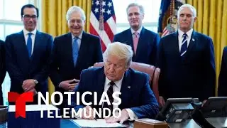 Trump deja fuera del paquete de ayuda econ&oacute;mica a inmigrantes indocumentados | Noticias Telemundo