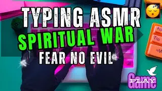 ASMR Bible Study: Typing Bible Verses for Beginners On Spiritual Warfare with Psalms 🌿