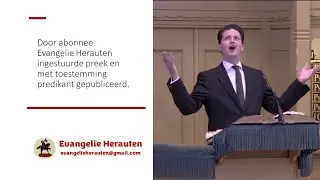 Ds. P.W.J. van den Toorn | Johannes 6: 37 | De vreugde van Gods hart |