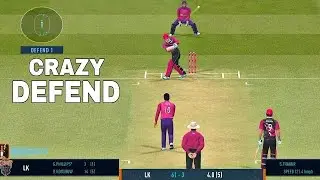 Defending 30 runs in 12 balls crazy defend full highlights #dc24 #rc22 #cricket #game #defend #run