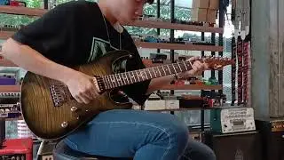 Suhr Moden Custom Faded Trans Green Burst 2015 #fusionmusic #guitar 