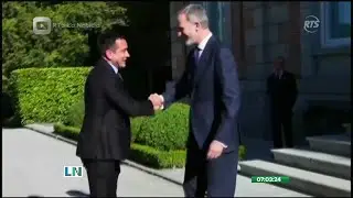 Presidente Noboa sostuvo importante reuni&oacute;n con el rey Felipe VI en Espa&ntilde;a