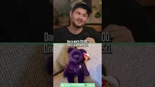 I lost my $10,000 Beanie Baby 😭🧸! #courtsideclub #shorts #collectibles