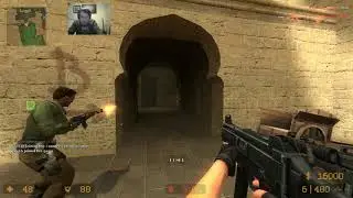 Counter Strike Source - Webcam Test in Game Online - de_dust2