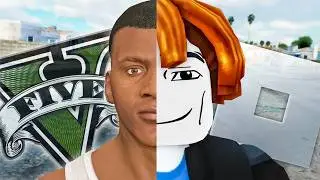 Jugando GTA 5 pero en ROBLOX
