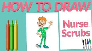 Tiny Docs | How to Draw Nurse Scrubs | Art Therapy