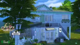 Cozy Green-Themed Home 💚🌲 | Sims 4 Speed build ~ Very Veggie Challenge 🥦