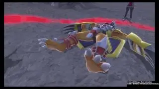 Digimon World: Next Order Wargreymon & Boltmon vs Paildramon