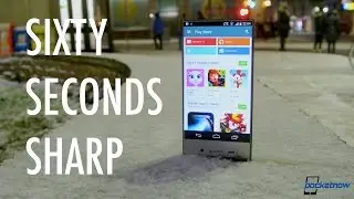 Sharp AQUOS Crystal Review (60-Second Edition) | Pocketnow