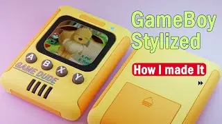 Game Dude, Game boy's lost brother | Hard Surface Modeling | Blender 3.0