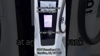 First Calgary #fastcharging stop! Ford charger near Glenmore. #chargingtest  #evcharging #albertaev