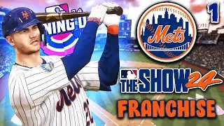 MLB the Show 24 New York Mets Franchise Mode | Ep1 Intro and Opening Day vs Milwaukee Brewers!
