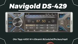 Navigold Oto Teyp 4 x 50 W 4 Ekranlı Bt/usb/sd/fm/aux/mp5 Kameralı DS-429