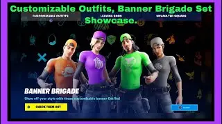 Customizable Outfits, Banner Brigade Set Showcase.