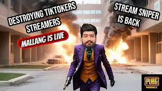 AJJ TIKTOKERS STREAMERS KI LOGA  PUBG MOBILE X BGMi  LIVE RANK PUSH #pubgmobile #bgmi #customroom