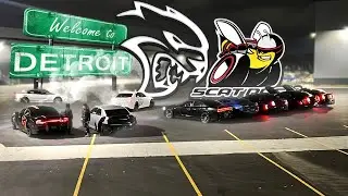 HELLCATS TAKE OVER DETROIT.. (FT SRT LEN)