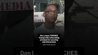 Don Lemon TORCHES Trump's DOJ after being arrested for covering ICE protest