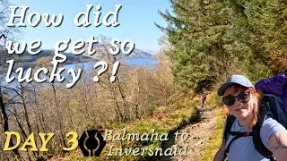 West Highland Way DAY THREE: Magical Loch Lomond from Balmaha to Inversnaid