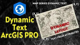 Динамический текст в ArcGIS Pro