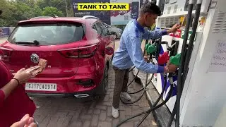 MG Astor Turbo REAL LIFE MILEAGE TEST ! 372km in Tank
