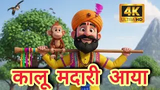 कालू मदारी आया ! Nurshri Rhymes! Nurshri Song! Kids lyrics! Mini Spark Toon Official &hearts;️