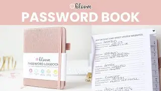 Password Book - bloom Daily Planners &reg;