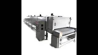 High temperature tunnel furnace multi-layer solidification drying line