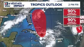 Invest 94L likely to become a tropical depression soon (2 PM Update 9/26/25)