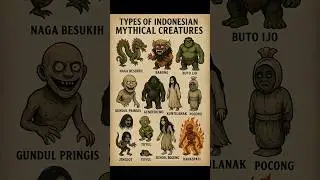BERIKUT INI MAKHLUK MITOLOGI INDONESIA #shorts