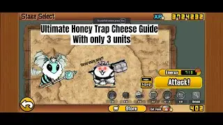 EASIEST HONEY TRAP CHEESE WITH 3 UNITS ONLY Battle Cats