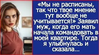 «Мы не расписаны, так что твое мнение тут вообще не учитывается!» Заявил муж