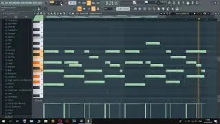 Instrumental Hip Hop LoFi Piano Beat on Fruity Loops Studio Пиано Бит В ФЛ Студио (by GisProd) 2020
