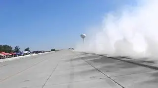 Twin-engine dragster at the Leadsled Spectacular in Salina