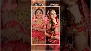 kanika mann🆚alisha panwar😍same dress match color&hearts;who is your favorite actres🥰@BOLLYWOOD_S_CREATION&nbsp;