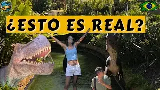 Hoy visitamos el parque Aventura Jurassica en Balne&aacute;rio Camboriu! Dinosaurios enormes e impactantes!