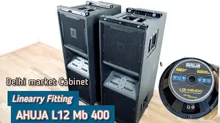 Ahuja l12 mb 400 Watt Linearry  Speaker JBL model cabinet fittings