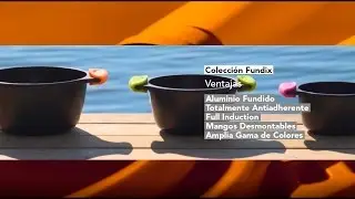 Colecci&oacute;n Fundix by Castey: Sartenes Antiadherentes con Mangos Desmontables de Colores