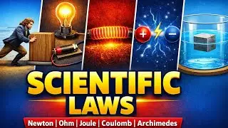 Scientific Laws Explained in Hindi | Newton, Ohm, Joule, Coulomb & Archimedes Laws