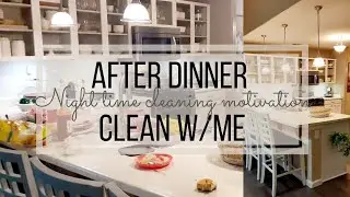 After dark clean with me || Cleaning motivation || Tidy up before bed