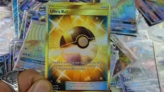 Ultra Ball Secret Rare Hunt - Sun & Moon booster box opening #1