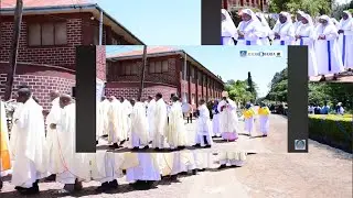 Maandamano Askofu Mapadre na Watawa Misa Takatifu - kuwasimika Rasmi Viongozi Wakuu wa Shirika(CDNK)