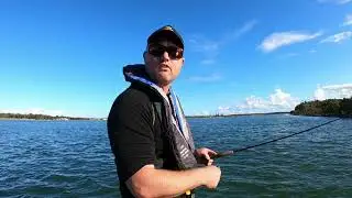 Locating Spawning Bream on the rock wall .