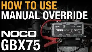 Noco GBX75 How To Use Manual Override