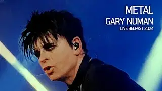 Gary Numan METAL (close-up view) live Belfast Limelight 2024