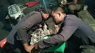 Ful engine work and checking oil pump oil pressure