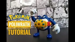 Como hacer a Poliwrath Pokemon tutorial porcelana fría / How to make Poliwrath whit clay