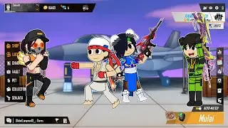 Animasi Free fire - Review Skin Street Fighter Nambah Damage Gila! Mamat Squad Membantai Global