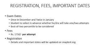SNAP 2020 Notification Out - Exam pattern, Dates, Registration