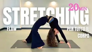 Yoga Flow per Flessibilità e Forza in Tutto il Corpo | Energia + Stretching per Vitalità | 20 minuti