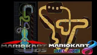 DS Wario Stadium/Waluigi Pinball Mashup EXTENDED Mario Kart 8
